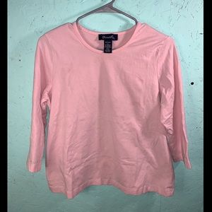 Denim&Co Pink Top